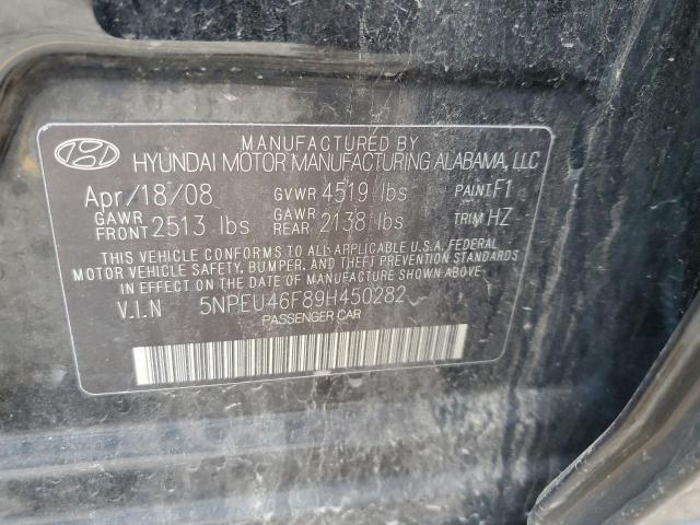 Photo 11 VIN: 5NPEU46F89H450282 - HYUNDAI SONATA 