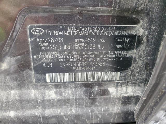 Photo 12 VIN: 5NPEU46F89H453568 - HYUNDAI SONATA SE 