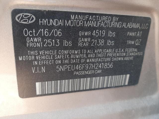 Photo 12 VIN: 5NPEU46F97H241856 - HYUNDAI SONATA 