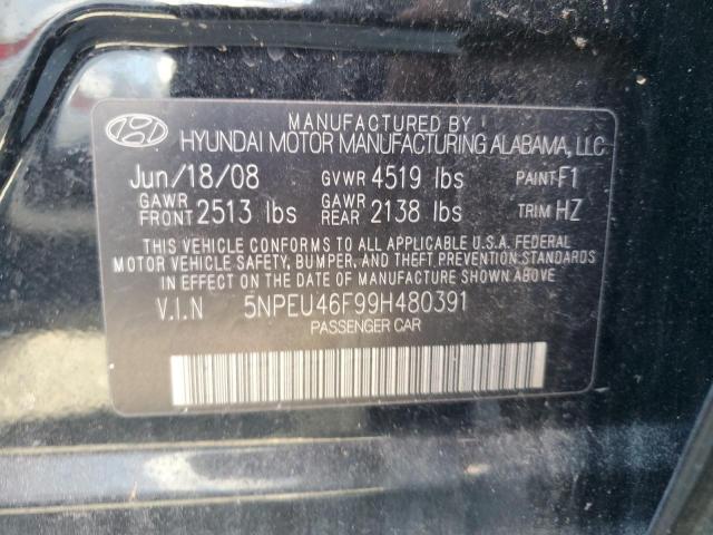 Photo 11 VIN: 5NPEU46F99H480391 - HYUNDAI SONATA SE 