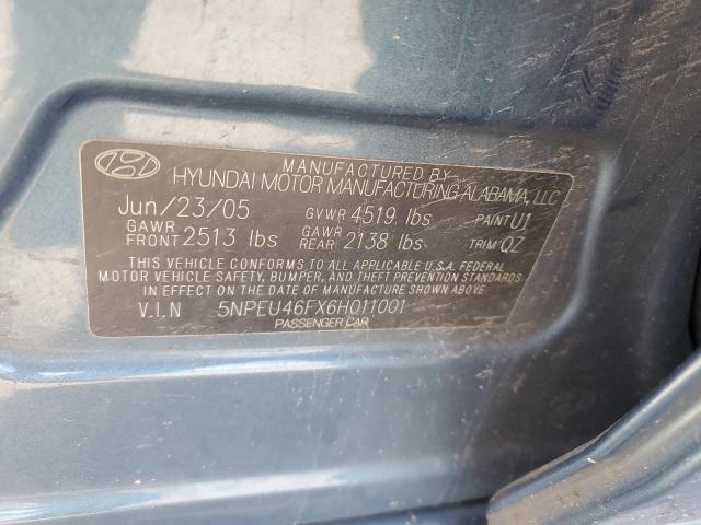 Photo 11 VIN: 5NPEU46FX6H011001 - HYUNDAI SONATA 