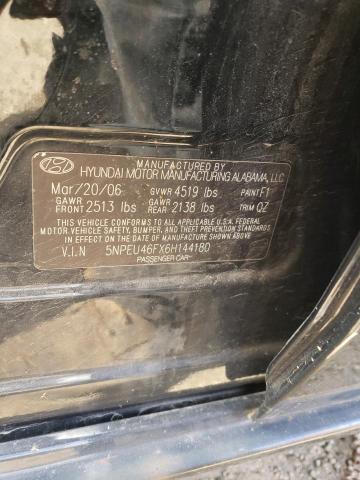 Photo 11 VIN: 5NPEU46FX6H144180 - HYUNDAI SONATA 