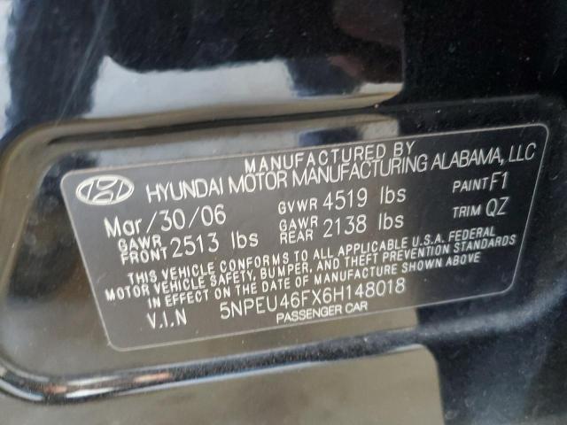 Photo 12 VIN: 5NPEU46FX6H148018 - HYUNDAI SONATA GLS 