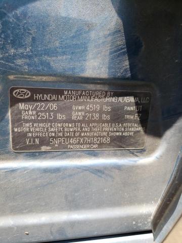 Photo 11 VIN: 5NPEU46FX7H182168 - HYUNDAI SONATA 