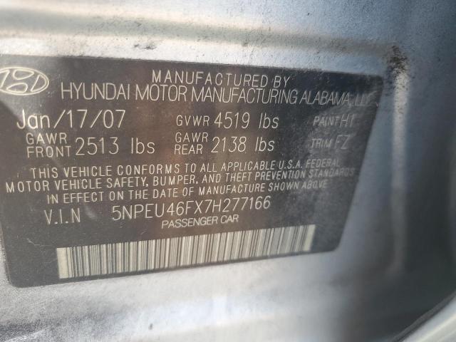 Photo 11 VIN: 5NPEU46FX7H277166 - HYUNDAI SONATA SE 