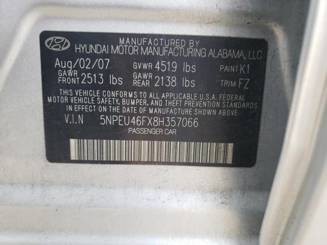 Photo 12 VIN: 5NPEU46FX8H357066 - HYUNDAI SONATA 