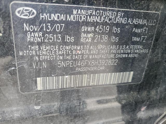 Photo 12 VIN: 5NPEU46FX8H392822 - HYUNDAI SONATA 