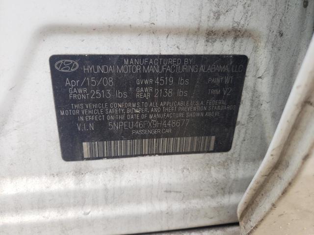 Photo 11 VIN: 5NPEU46FX9H448677 - HYUNDAI SONATA SE 