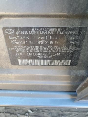 Photo 11 VIN: 5NPEU46FX9H463244 - HYUNDAI SONATA SE 