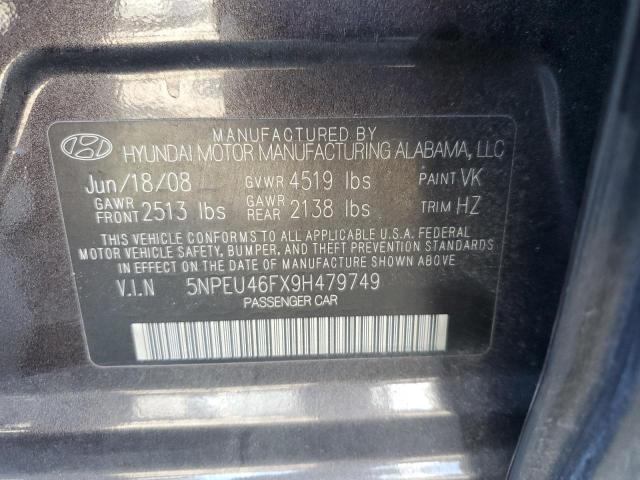 Photo 11 VIN: 5NPEU46FX9H479749 - HYUNDAI SONATA SE 