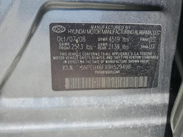 Photo 11 VIN: 5NPEU46FX9H529498 - HYUNDAI SONATA SE 