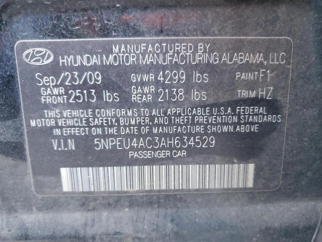 Photo 11 VIN: 5NPEU4AC3AH634529 - HYUNDAI SONATA SE 