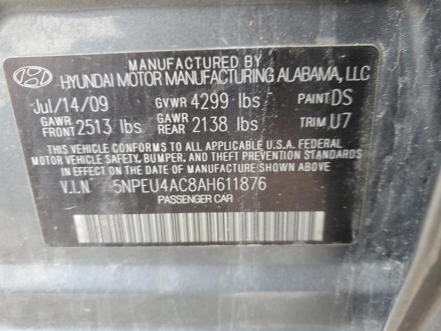 Photo 11 VIN: 5NPEU4AC8AH611876 - HYUNDAI SONATA 