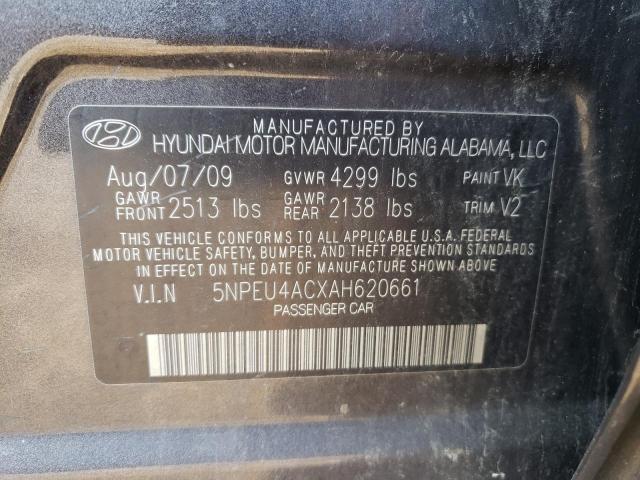 Photo 12 VIN: 5NPEU4ACXAH620661 - HYUNDAI SONATA GLS 