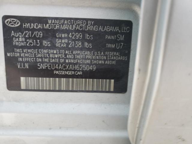 Photo 11 VIN: 5NPEU4ACXAH625049 - HYUNDAI SONATA 