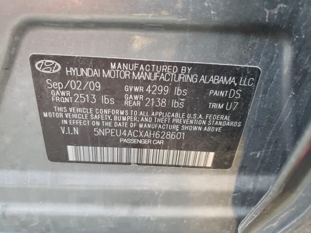 Photo 9 VIN: 5NPEU4ACXAH628601 - HYUNDAI SONATA SE 