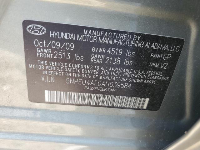 Photo 11 VIN: 5NPEU4AF0AH639584 - HYUNDAI SONATA SE 