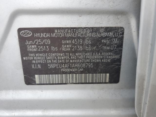 Photo 11 VIN: 5NPEU4AF1AH608795 - HYUNDAI SONATA 