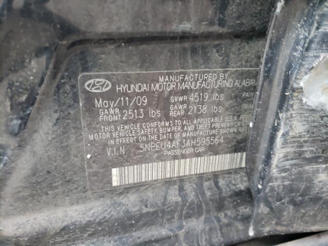 Photo 9 VIN: 5NPEU4AF3AH595564 - HYUNDAI SONATA SE 