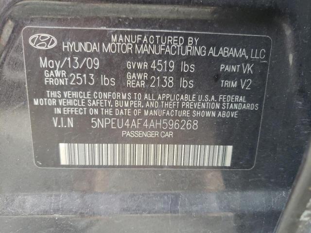 Photo 11 VIN: 5NPEU4AF4AH596268 - HYUNDAI SONATA 