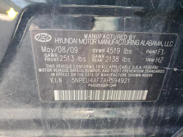 Photo 11 VIN: 5NPEU4AF7AH594921 - HYUNDAI SONATA SE 