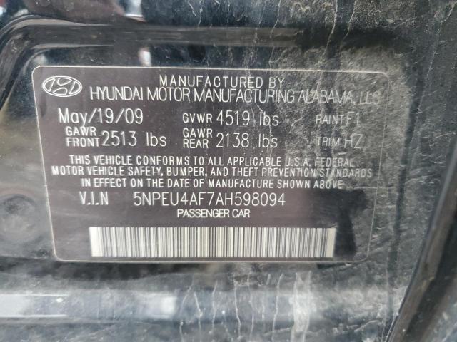 Photo 12 VIN: 5NPEU4AF7AH598094 - HYUNDAI SONATA 