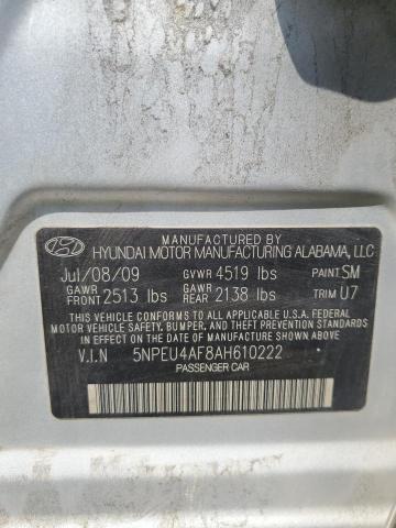 Photo 11 VIN: 5NPEU4AF8AH610222 - HYUNDAI SONATA SE 