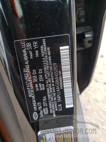 Photo 11 VIN: 5NPLL4AG0MH050929 - HYUNDAI ELANTRA 