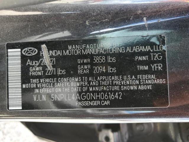 Photo 11 VIN: 5NPLL4AG0NH061642 - HYUNDAI ELANTRA SE 