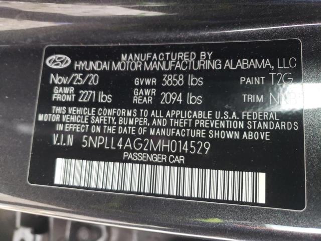 Photo 9 VIN: 5NPLL4AG2MH014529 - HYUNDAI ELANTRA SE 