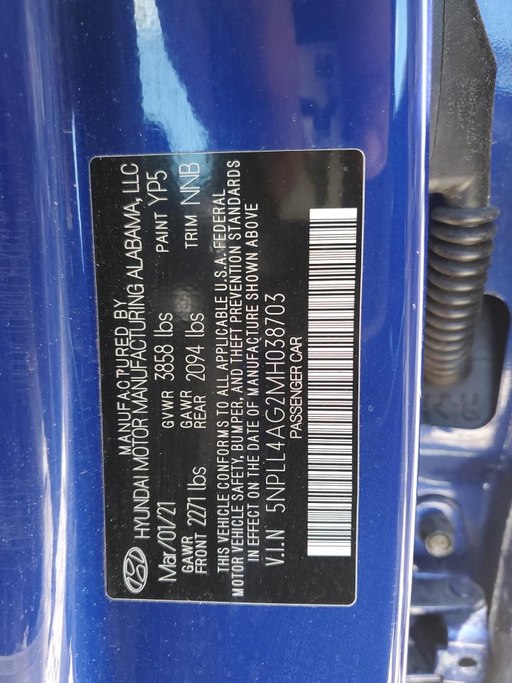 Photo 11 VIN: 5NPLL4AG2MH038703 - HYUNDAI ELANTRA 