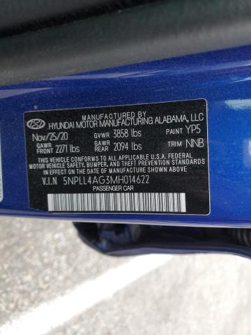 Photo 11 VIN: 5NPLL4AG3MH014622 - HYUNDAI ELANTRA 