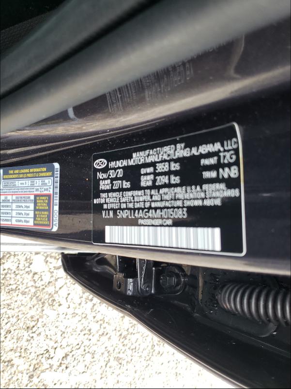 Photo 9 VIN: 5NPLL4AG4MH015083 - HYUNDAI ELANTRA SE 