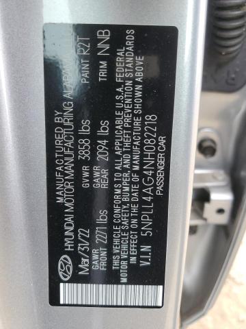 Photo 11 VIN: 5NPLL4AG4NH082218 - HYUNDAI ELANTRA SE 