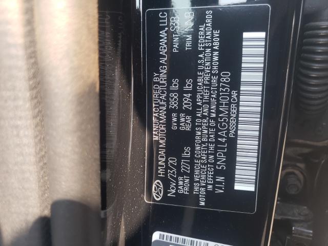 Photo 9 VIN: 5NPLL4AG5MH013780 - HYUNDAI ELANTRA SE 