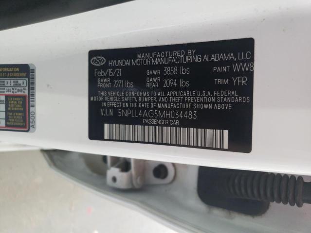 Photo 11 VIN: 5NPLL4AG5MH034483 - HYUNDAI ELANTRA 