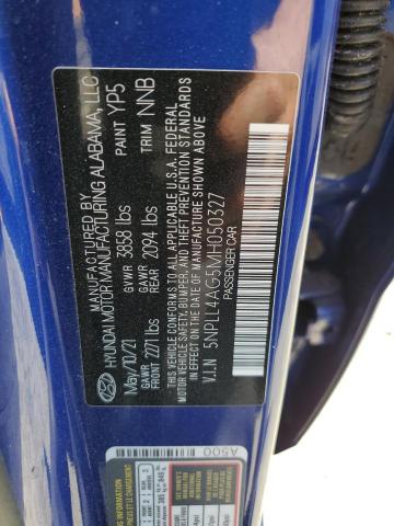 Photo 11 VIN: 5NPLL4AG5MH050327 - HYUNDAI ELANTRA SE 