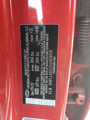 Photo 11 VIN: 5NPLL4AG5NH074919 - HYUNDAI ELANTRA SE 