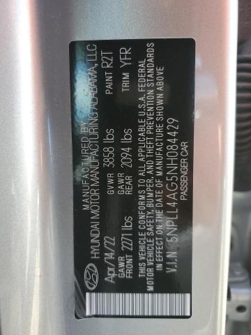 Photo 12 VIN: 5NPLL4AG5NH084429 - HYUNDAI ELANTRA 