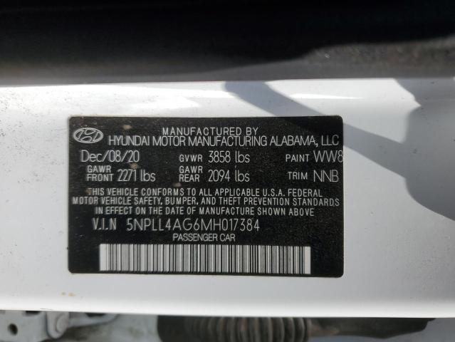 Photo 11 VIN: 5NPLL4AG6MH017384 - HYUNDAI ELANTRA SE 