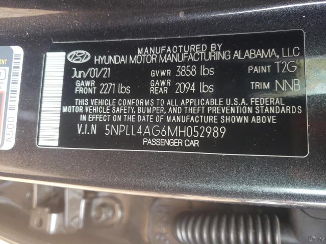 Photo 9 VIN: 5NPLL4AG6MH052989 - HYUNDAI ELANTRA SE 