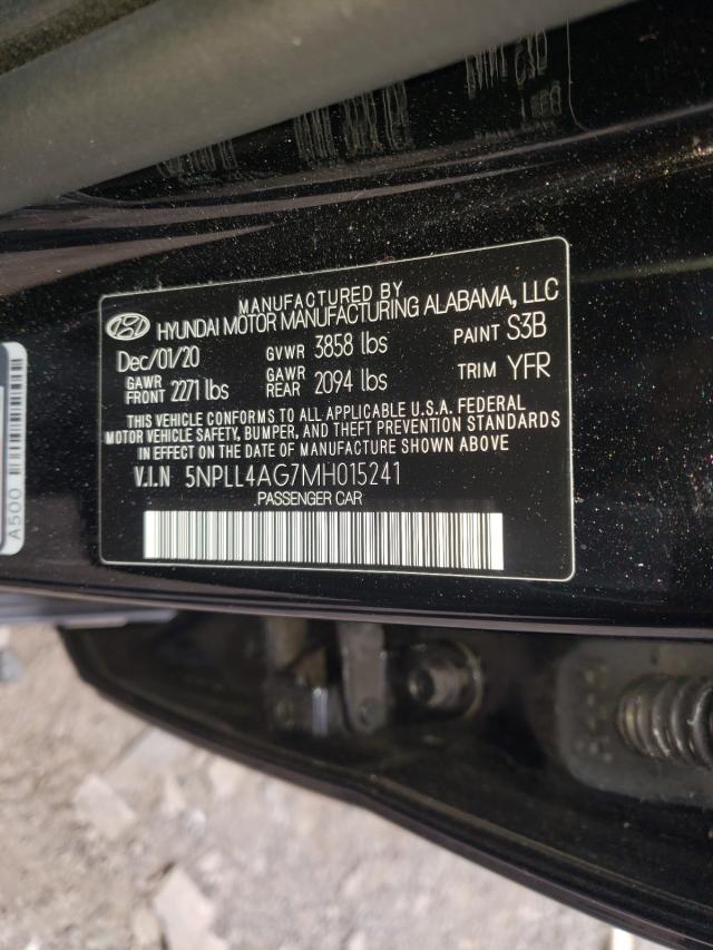 Photo 9 VIN: 5NPLL4AG7MH015241 - HYUNDAI ELANTRA SE 