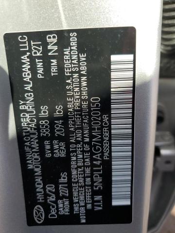 Photo 11 VIN: 5NPLL4AG7MH020150 - HYUNDAI ELANTRA 