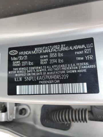 Photo 12 VIN: 5NPLL4AG7MH045209 - HYUNDAI ELANTRA 