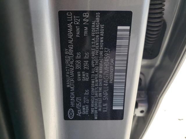 Photo 11 VIN: 5NPLL4AG7MH045937 - HYUNDAI ELANTRA SE 