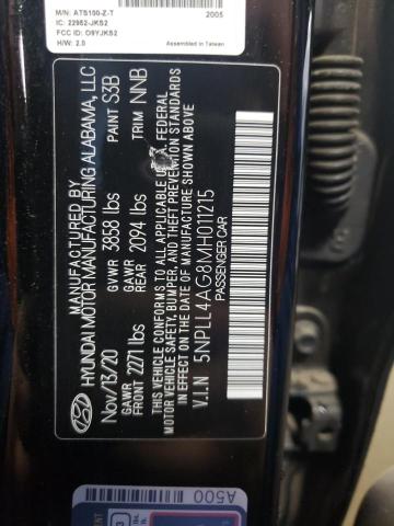 Photo 11 VIN: 5NPLL4AG8MH011215 - HYUNDAI ELANTRA 