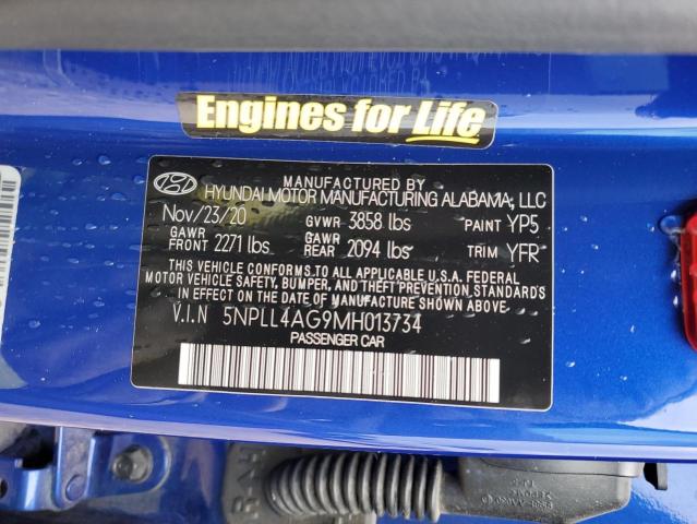 Photo 12 VIN: 5NPLL4AG9MH013734 - HYUNDAI ELANTRA SE 