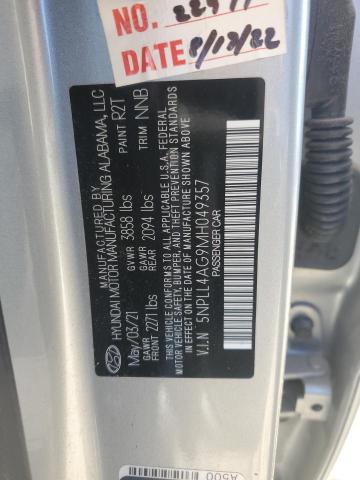 Photo 11 VIN: 5NPLL4AG9MH049357 - HYUNDAI ELANTRA SE 