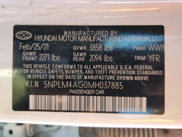 Photo 11 VIN: 5NPLM4AG0MH037885 - HYUNDAI ELANTRA 