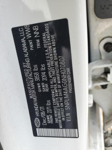 Photo 12 VIN: 5NPLM4AG0NH070807 - HYUNDAI ELANTRA SE 